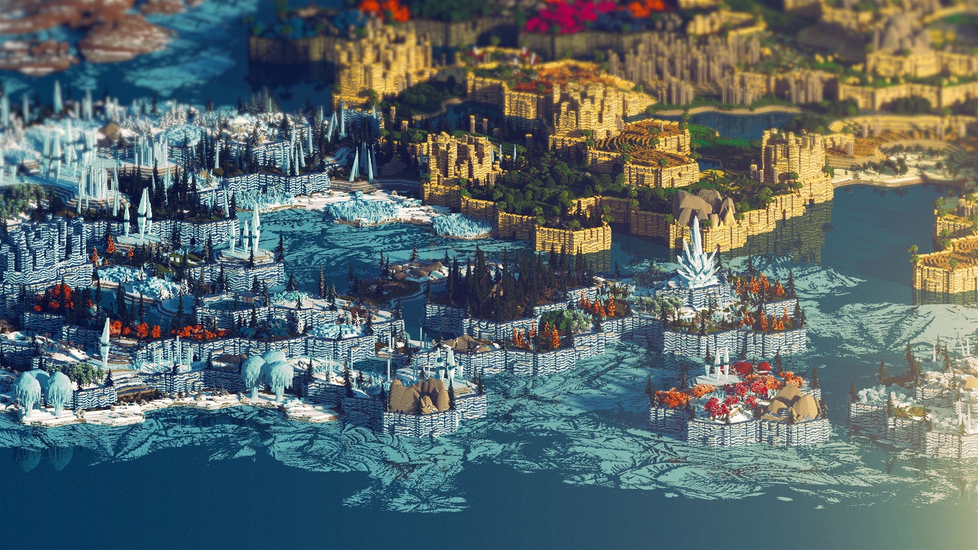 400 Horas Para Acabar De Construir Uno De Los Mapas Mas Hermosos De Minecraft Gamerzone