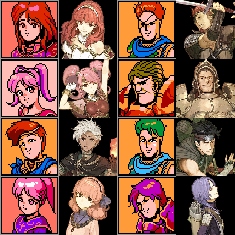 fire emblem echoes gossamer hair