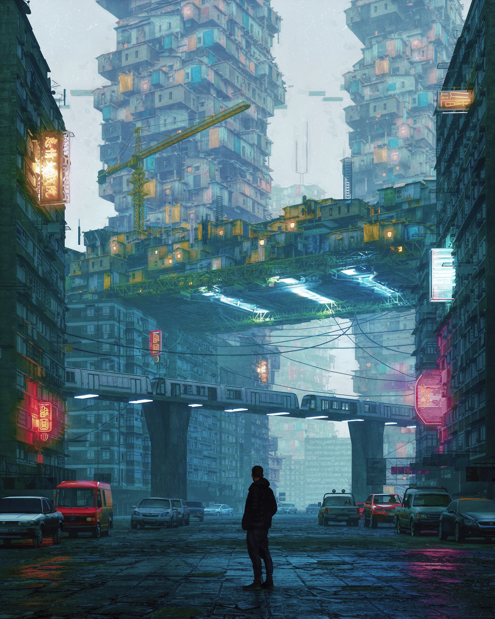 Pin by る on Scapes | Dystopian art, Environment concept art, Futuristic ...