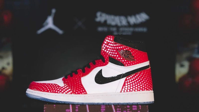 zapatillas jordan spiderman
