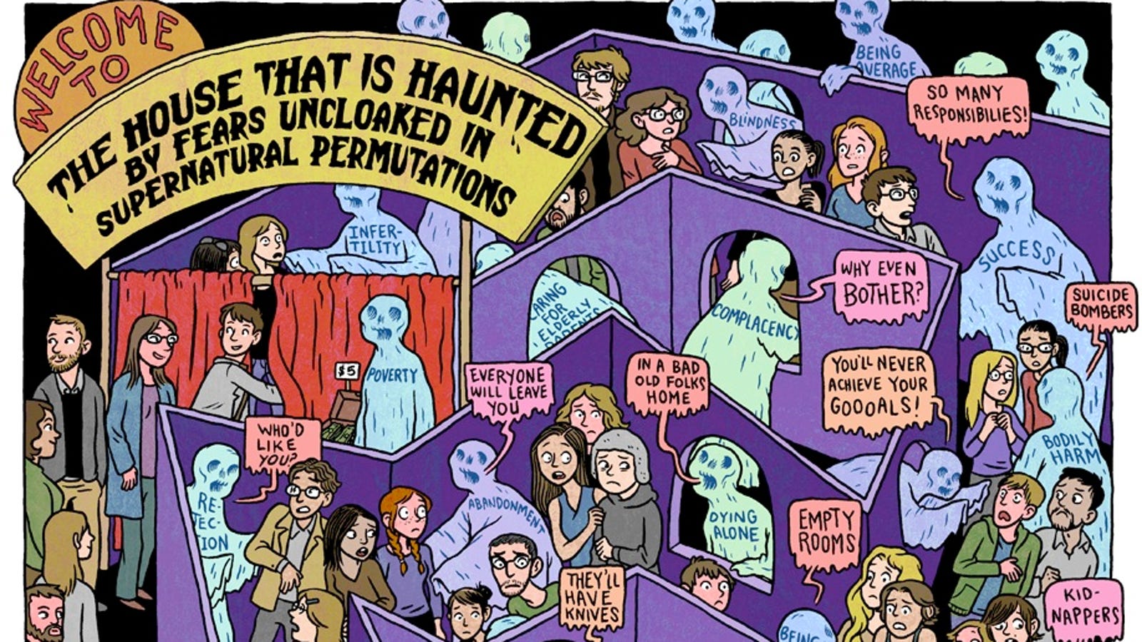 A Cartoon Essay That Explores Why We Love To Be Scared 