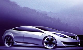 Illustration for article titled Mazda6 Coupe Sketch An Old Mazda Drawing