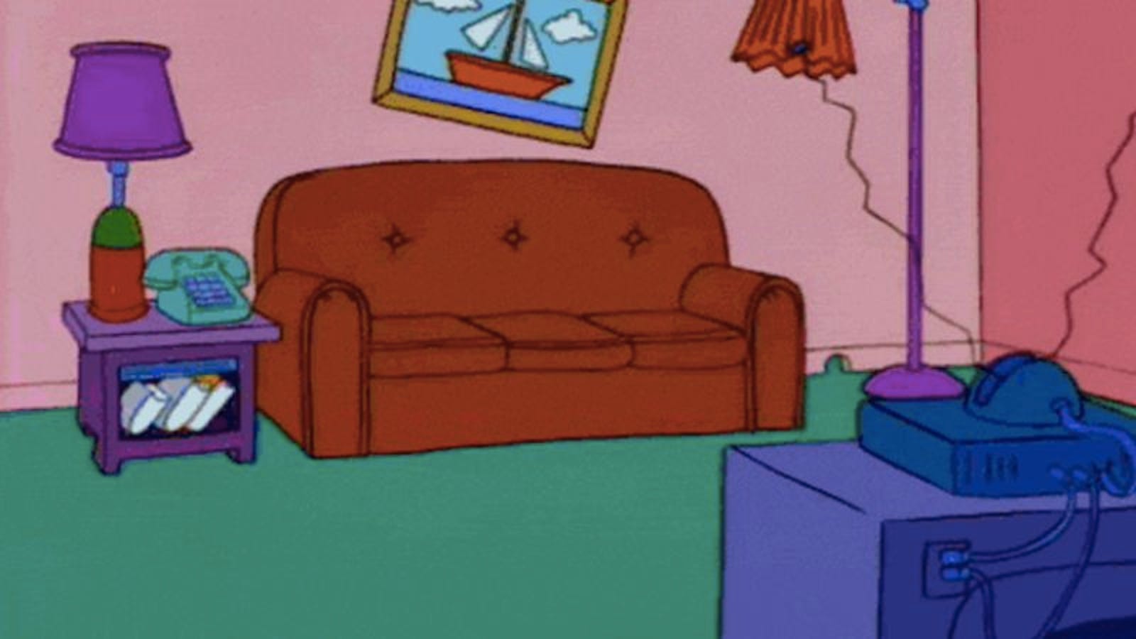 simpsons halloween couch gag