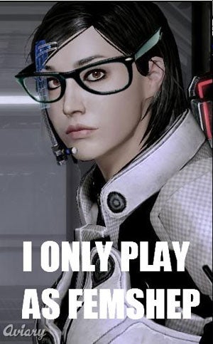 How Many People Play as Femshep (and How Many Create Their Own Hero?)