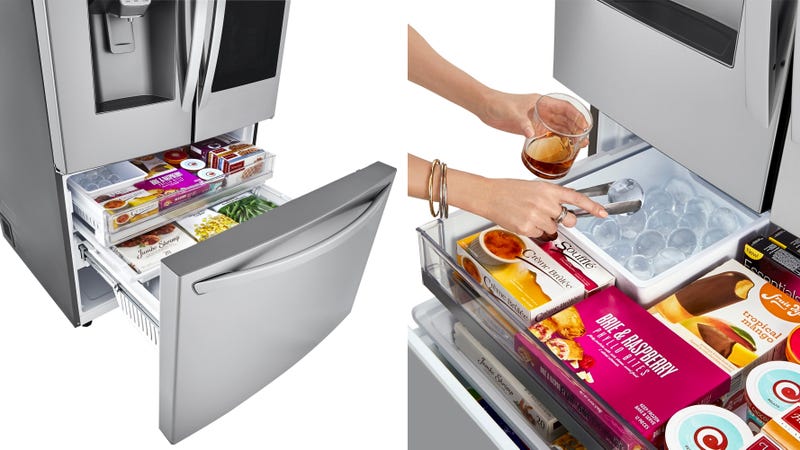Illustration for article titled LG Wants You to Replace Your $10 Ice Sphere Tray With a $4,400 Fridge