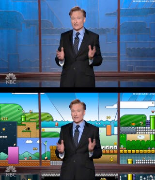 Illustration for article titled Conan's New Backdrop Sure Looks Familiar…