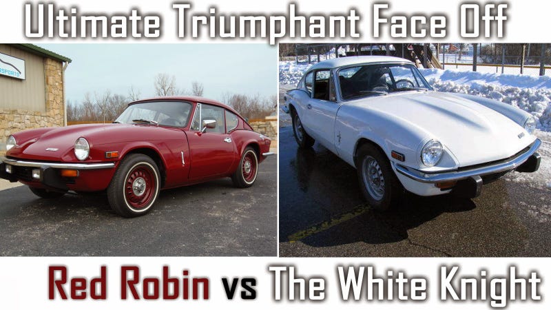Illustration for article titled A Critical Comparison Of Two Classic Triumph Coupes On Ebay