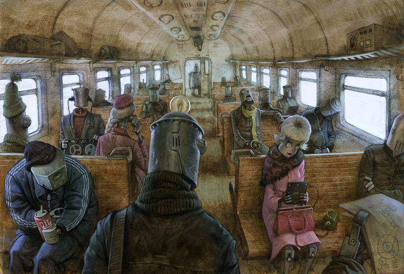 Public Transportation Looks The Same Even After The Robot Uprising