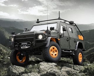 Mercedes Benz G Wagon Lapv 6 X Armor Plated Military Hardass