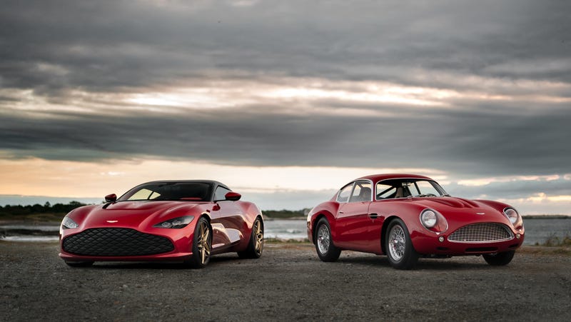 Illustration for article titled The DBS GT Zagato Is The New Aston Martin That Comes With An "Old" One