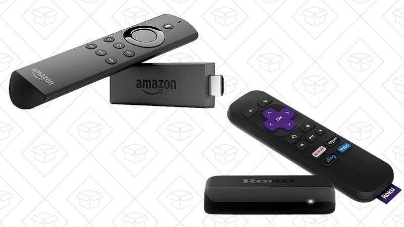 Amazon Fire TV Stick, $35 | Refurb Roku Express+, $25