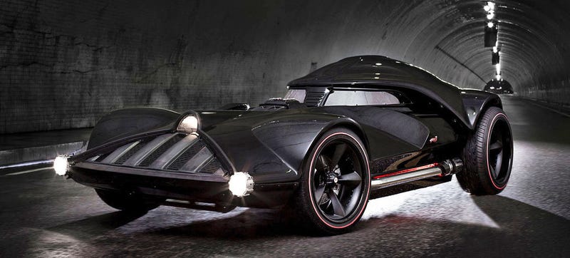 Illustration for article titled This 526 HP Darth Vader Corvette Is A Hot Wheels Dream Made Real