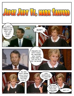 Illustration for article titled Comic Confrontations: Judge Judy Vs. Mark Sanford