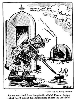 Illustration for article titled Farmer Jones and the Year 2000 (1956)