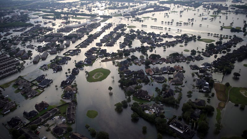The aftermath of Hurricane Harvey in Port Arthur, Texas.