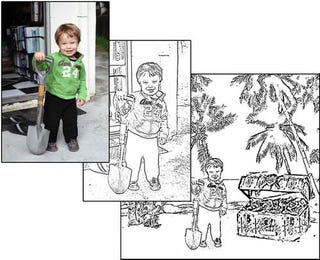 Create Coloring Book Pages from Photos