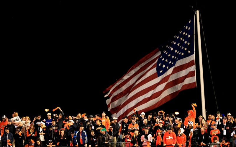 Illustration for article titled The US national anthem has a question mark after "home of the brave"