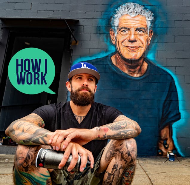I'm Muralist Jonas Never, and This Is How I Work