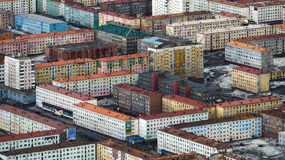 Dudinka - a city built on permafrost Dudinka - a city built on permafrost