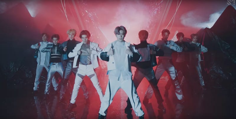 Illustration for article titled NCT 127 is "Superhuman" in their captivating new music video