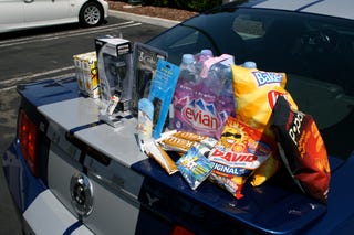 Illustration for article titled Shelby GT500KR Road Trip, Chapter I: Ready, Set, Buy A Whole Lot Of Crap And Go!
