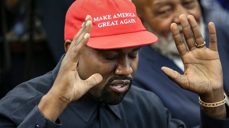 Illustration for article titled Kanye West debuted a new song at his ridiculous Coachella church service