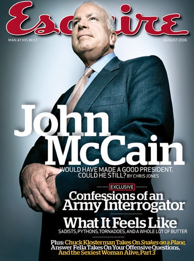 Esquire On McCain: The Manliest Man Who Ever Met The Country's Ultimate ...