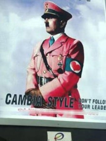 Illustration for article titled Italians Angered By Ad Featuring Hitler In Pink
