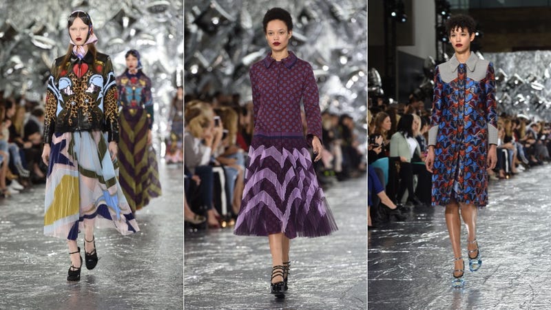 Strap In For Some Campy Dress-Up at Mary Katrantzou and House of Holland