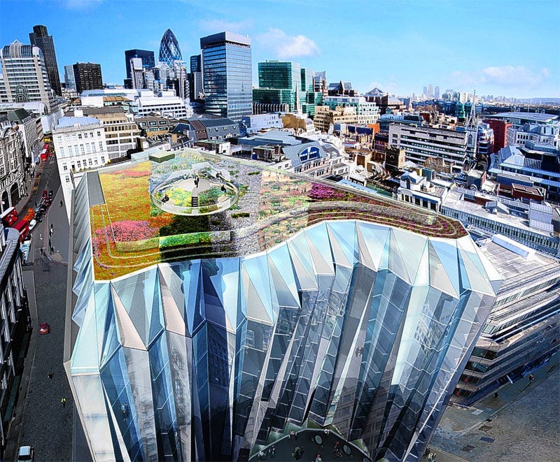 Illustration for article titled Accordion-Shaped Building to be Squeezed into City of London