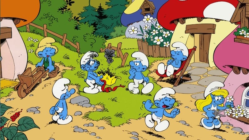 Image result for the smurfs cartoon