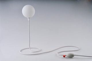 Illustration for article titled Pump This Inflatable Lamp To Turn The Light On and Increase Brightness