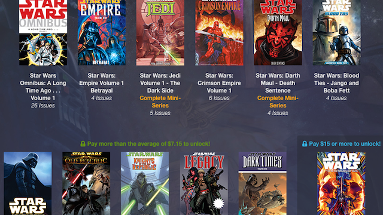 The Force Is Strong With This Humble Star Wars Comics Bundle