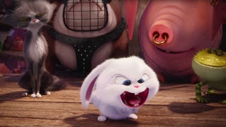 Snowball (voiced by Kevin Hart) in a scene from Universal’s new animated film, The Secret Life of PetsIllumination