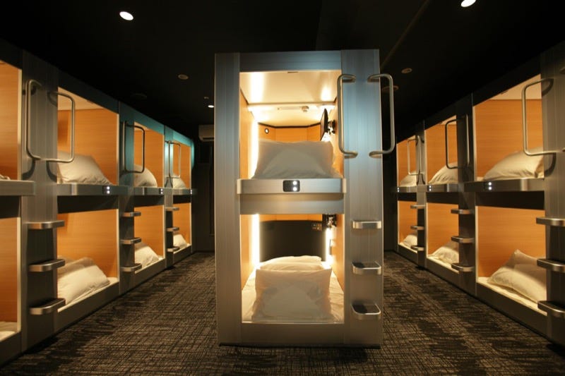 Japan s Coolest Looking Capsule Hotels