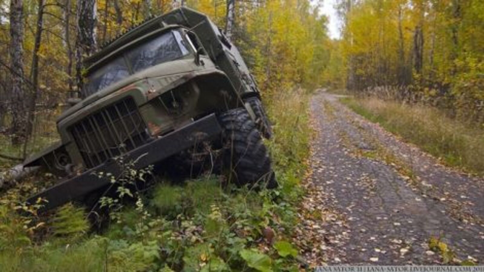 Excellent pictures of abandoned Russian military vehicles found in the