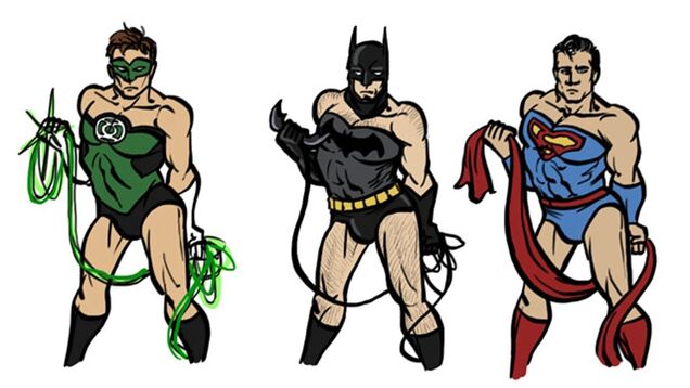 If Male Superheroes Posed Like Wonder Woman