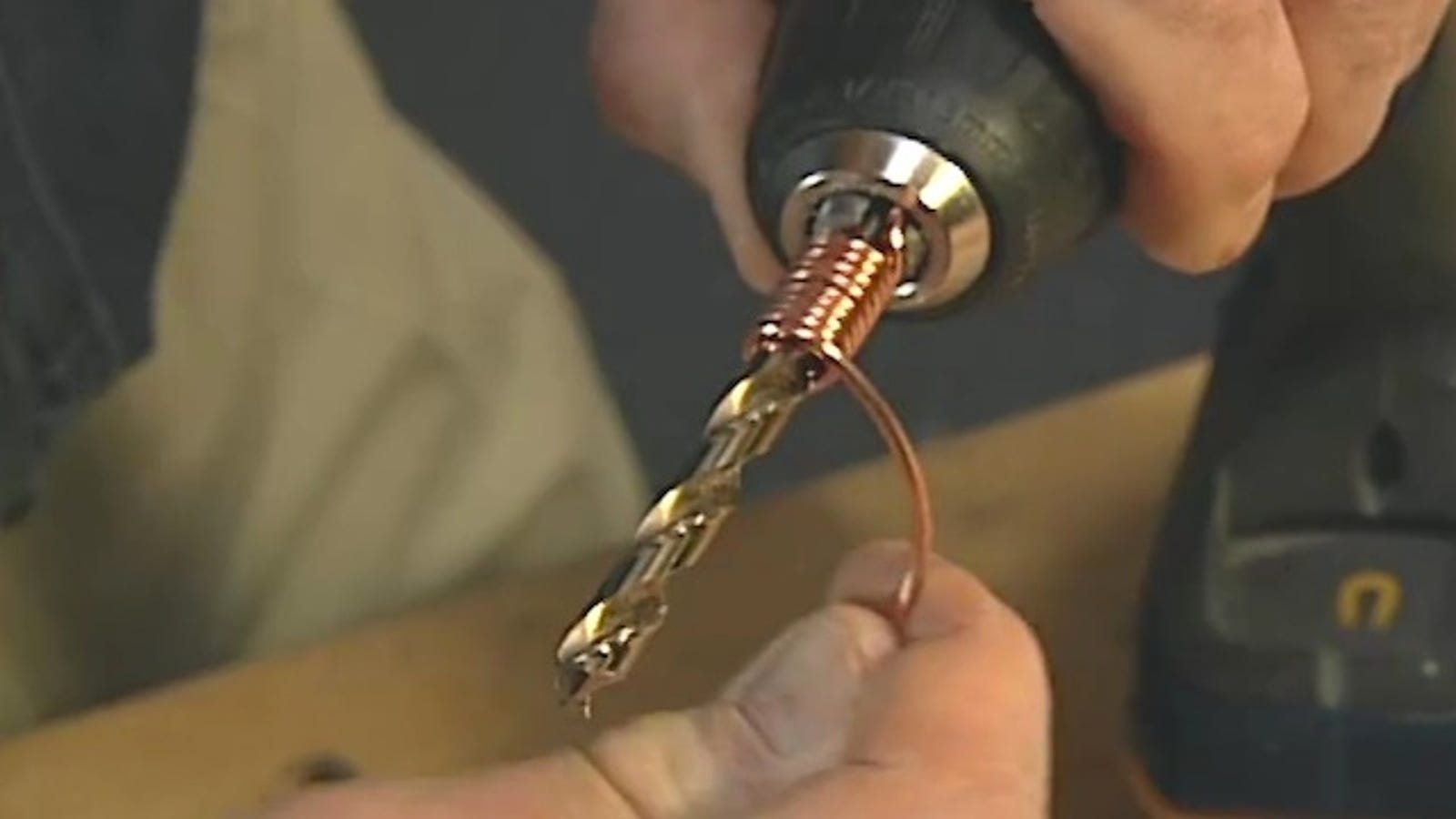 Wrap a Drill Bit in Copper Wire or Tape to Prevent OverDrilling