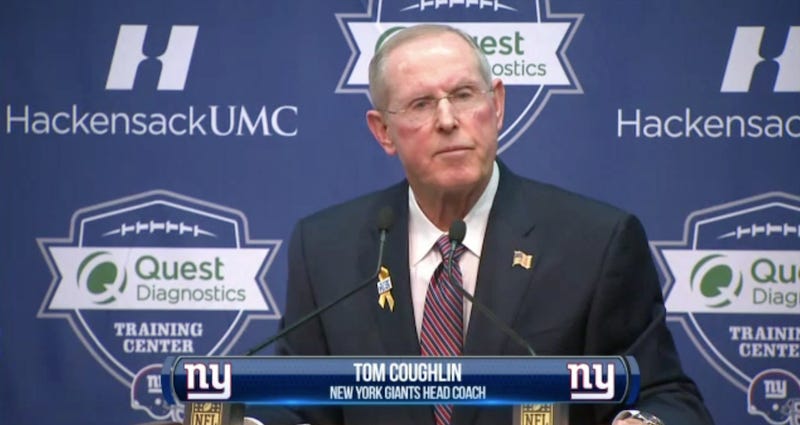 Illustration for article titled Tom Coughlin Makes Eli Manning Tear Up, Owns John Mara, Rides Off Into The Sunset