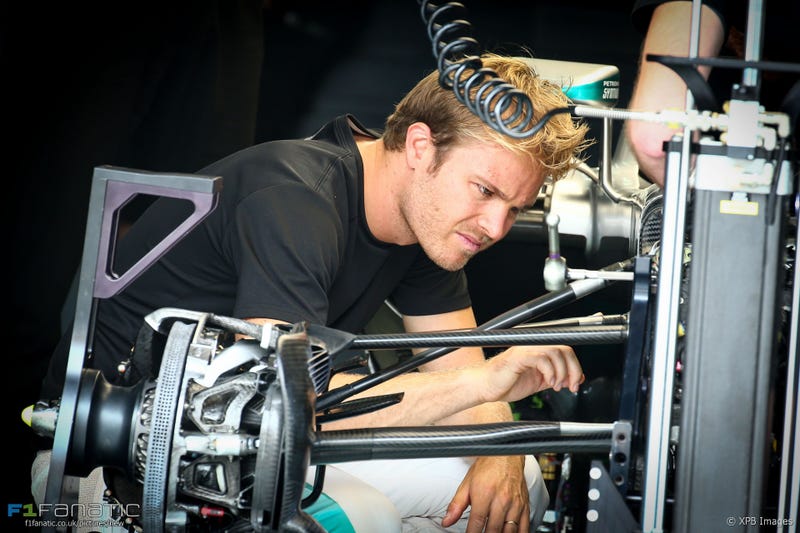 One screw at a time… Not thinking about the title, not at all. Just focus on this screw, then the next one... {F1Fanatic}