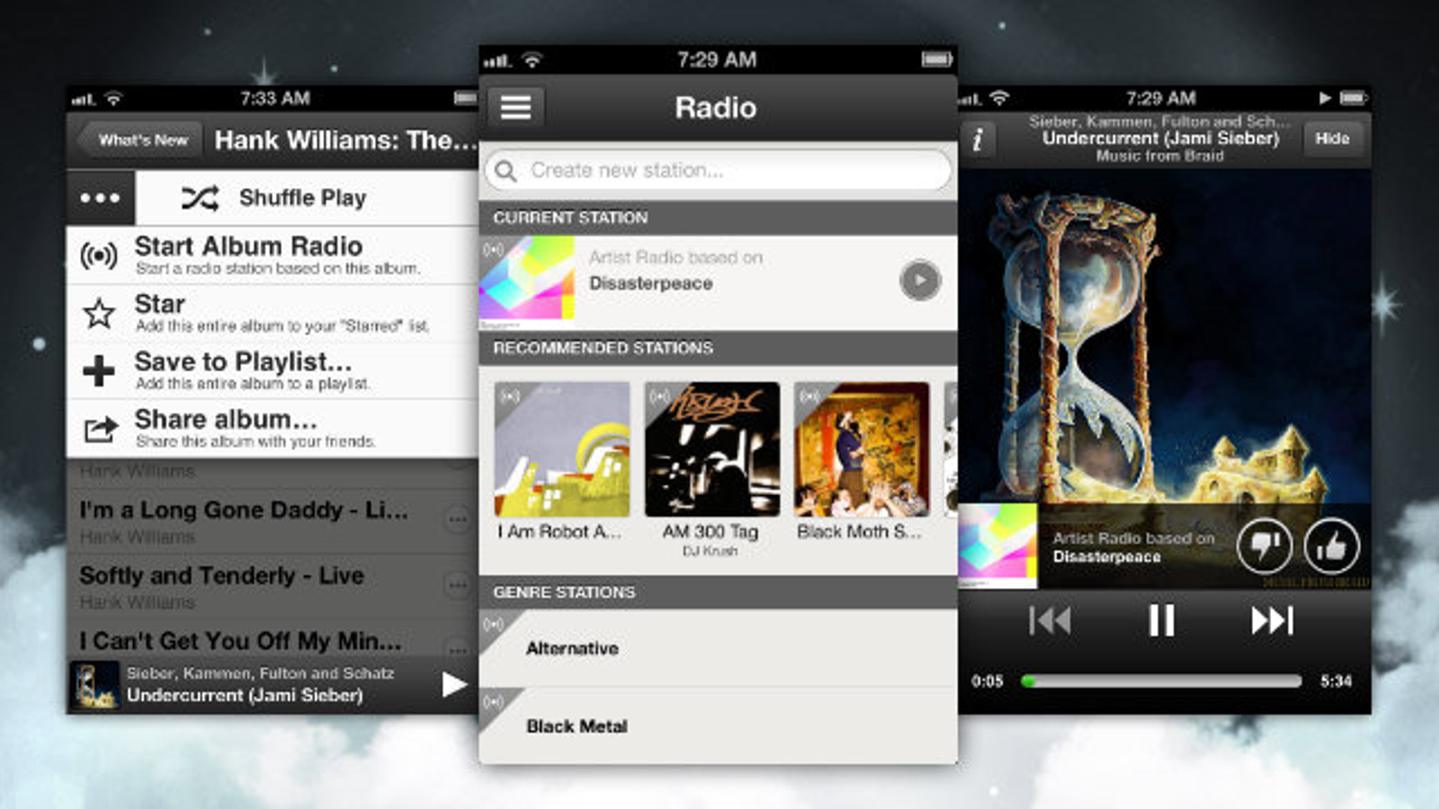 spotify music bar