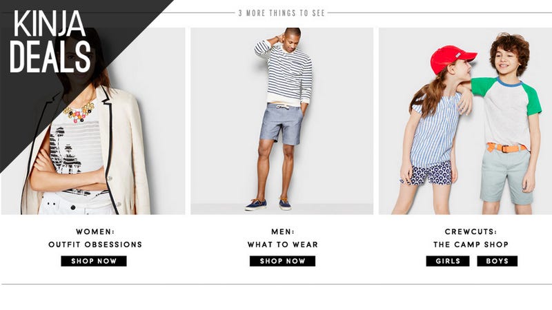 Illustration for article titled J. Crew Factory's Entire Site is 50% Off