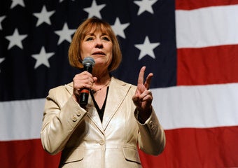 Illustration for article titled Sharron Angle Promises Post-Election "Shock and Awe"