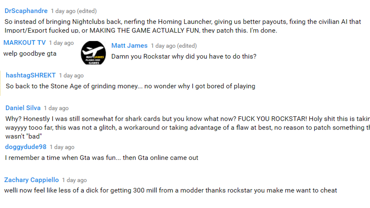 Supporter Comments Rockstar Games: Make Grand Theft Auto 5