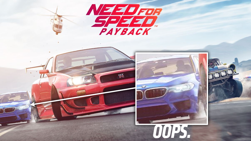 Illustration for article titled It Sure Looks Like The New BMW M5 Got Leaked On The Need For Speed: Payback Cover
