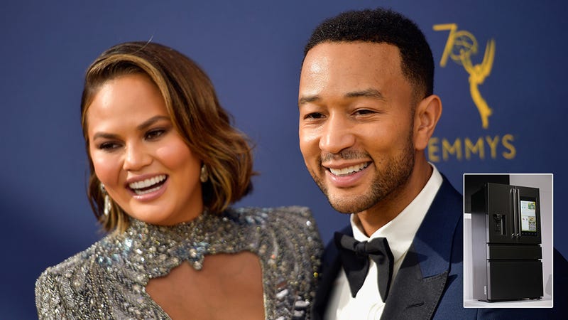Illustration for article titled Relationship Goals: John Legend And Chrissy Teigen Have Both Had Their Consciousness Uploaded Into The Same Smart Fridge