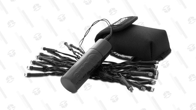 This 120-inch-long string of 23 lights from ENO includes a padded carrying case. Plus, with just three AAA batteries, you’re guaranteed 72 hours of illumination.