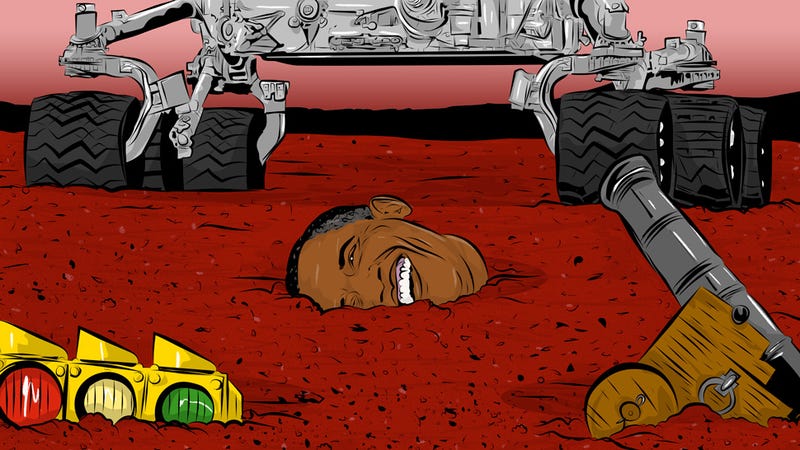 Illustration for article titled All The Shit We Haven't Actually Found on Mars