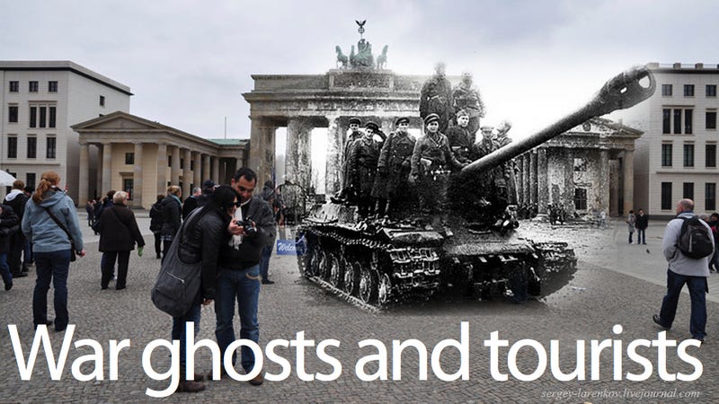 Illustration for article titled Photoshop Time Traveling Into World War II Ghost Dimension (Part Two)