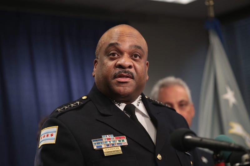 Chicago Police Superintendent Eddie Johnson (Scott Olson/Getty Images)